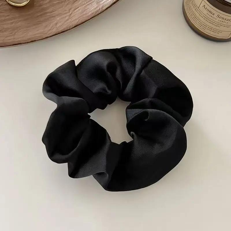 1/5 pièces mode Simple Satin gros intestin bandeaux femmes filles fête cheveux accessoires