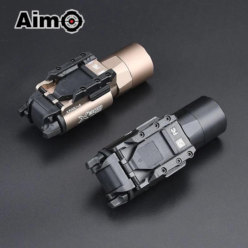Lampe torche de chasse 600 Lumens X300U X300, lumière LED blanche pour pistolet, compatible avec rai