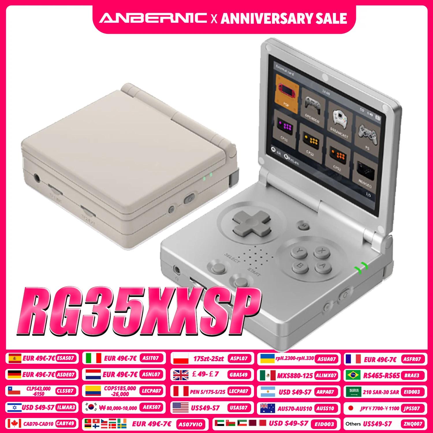 Console portable ANBERNIC RG35XXSP avec écran IPS de 3,5 pouces, système Linux, sortie HDMI compatib