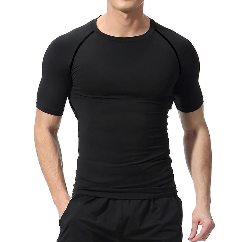 Chemises de Compression imprimées poignard pour hommes, t-shirt athlétique à séchage rapide, hauts a