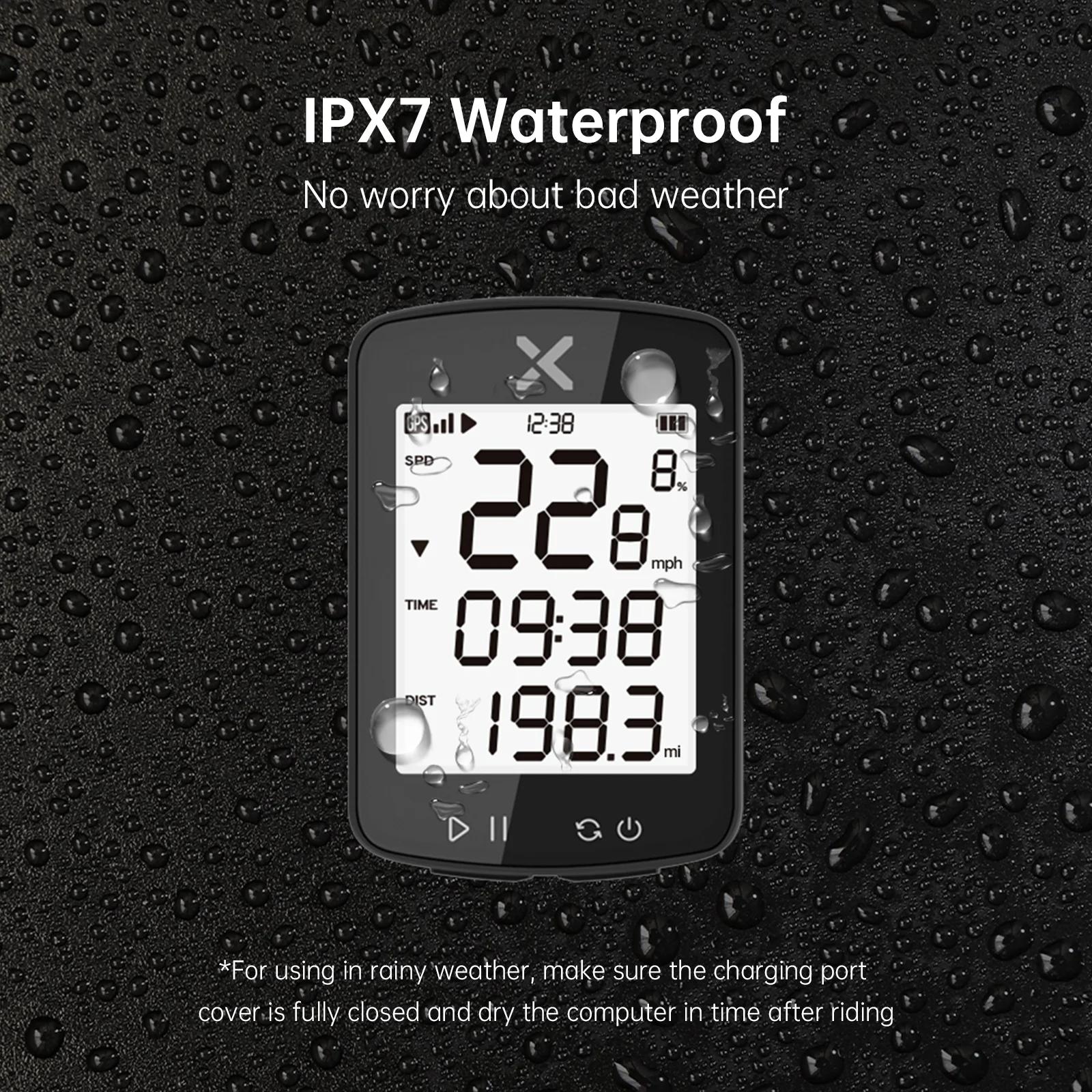 XOSS-Ordinateur de vélo NipGPS sans fil intelligent, IPX7, étanche, compteur de vitesse de type C, c