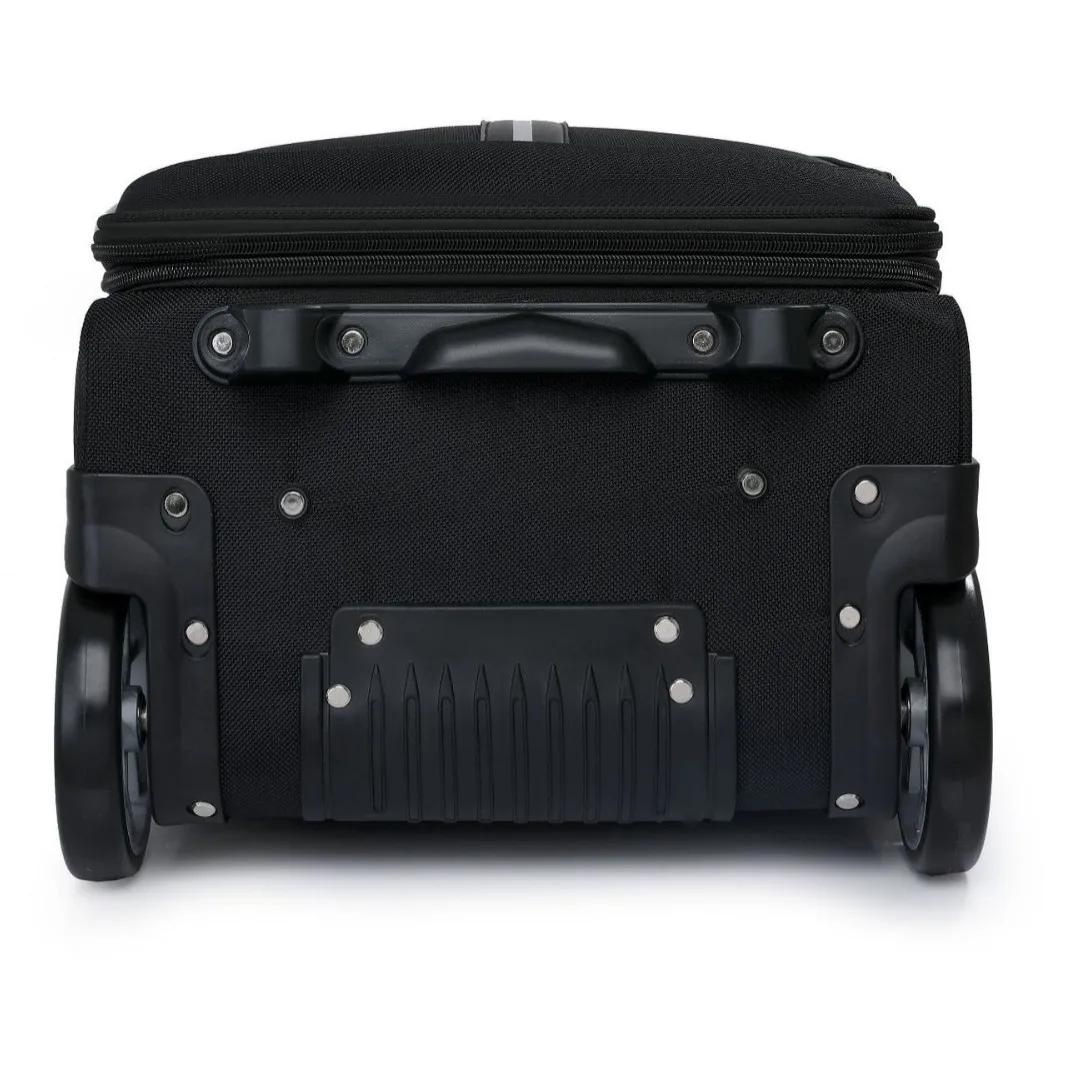 Valise de voyage de 20 pouces en tissu Oxford, bagage à main avec grandes roues, boîtier de chariot,