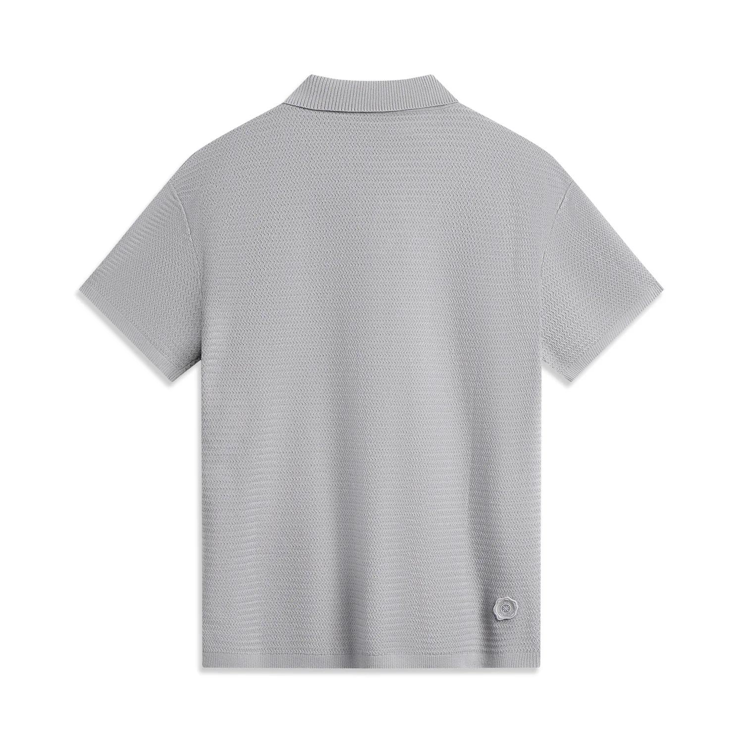 Pull Li-Ning Homme Wade Manches Courtes - Polycoton Confortable pour Loisirs et Sport