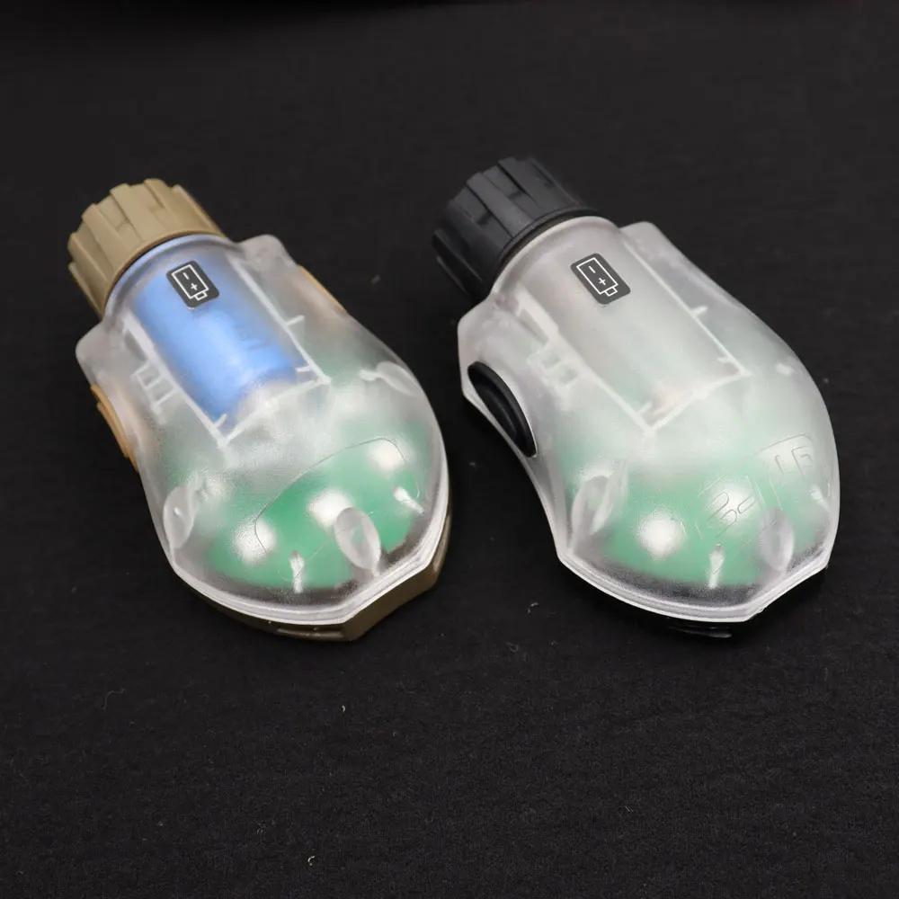Lampe stroboscopique ELEMENT MANTA étanche waterproof survie bande infrarouge rouge vert bleu