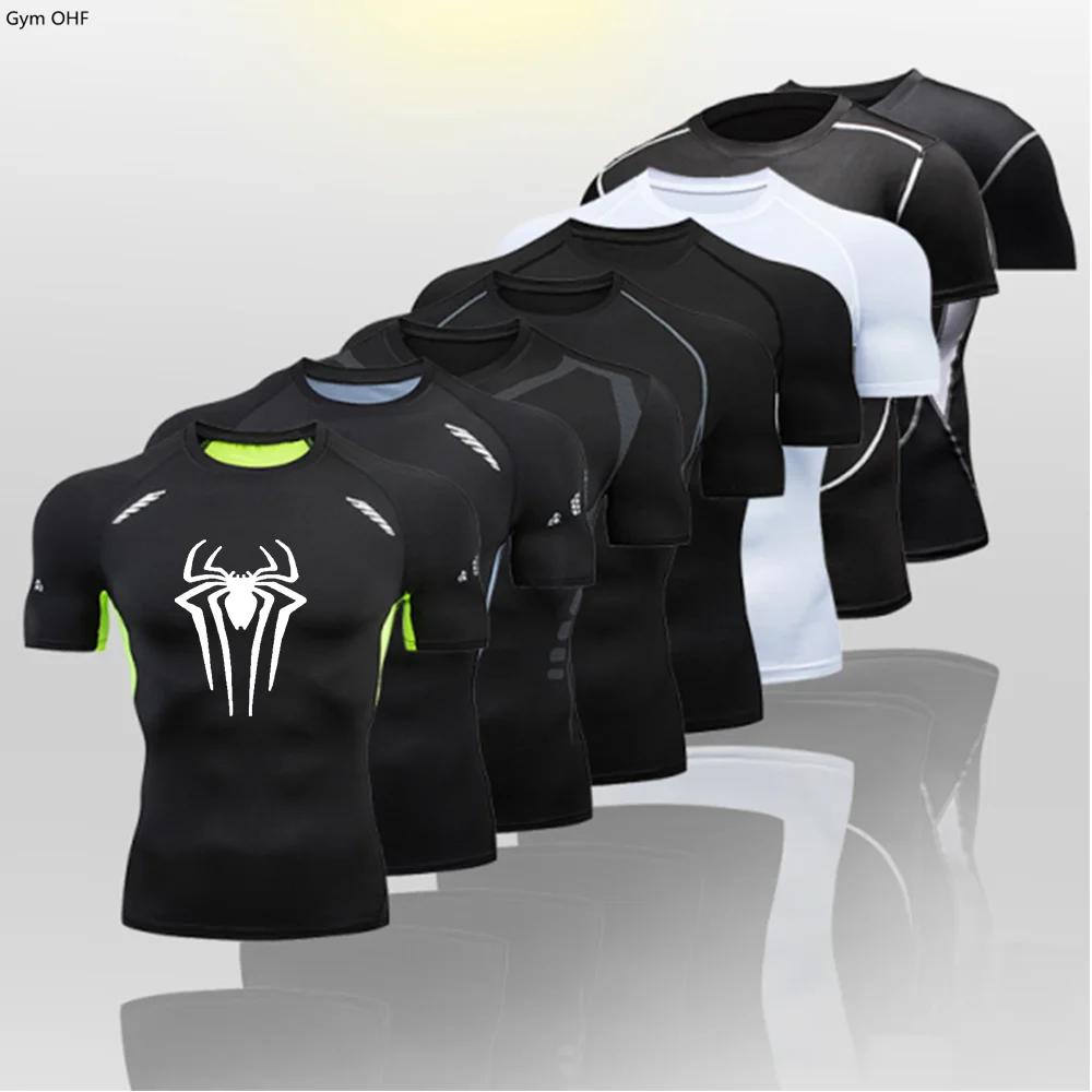 Chemise compression sport homme 2099 basket fitness séchage rapide t-shirt gym course