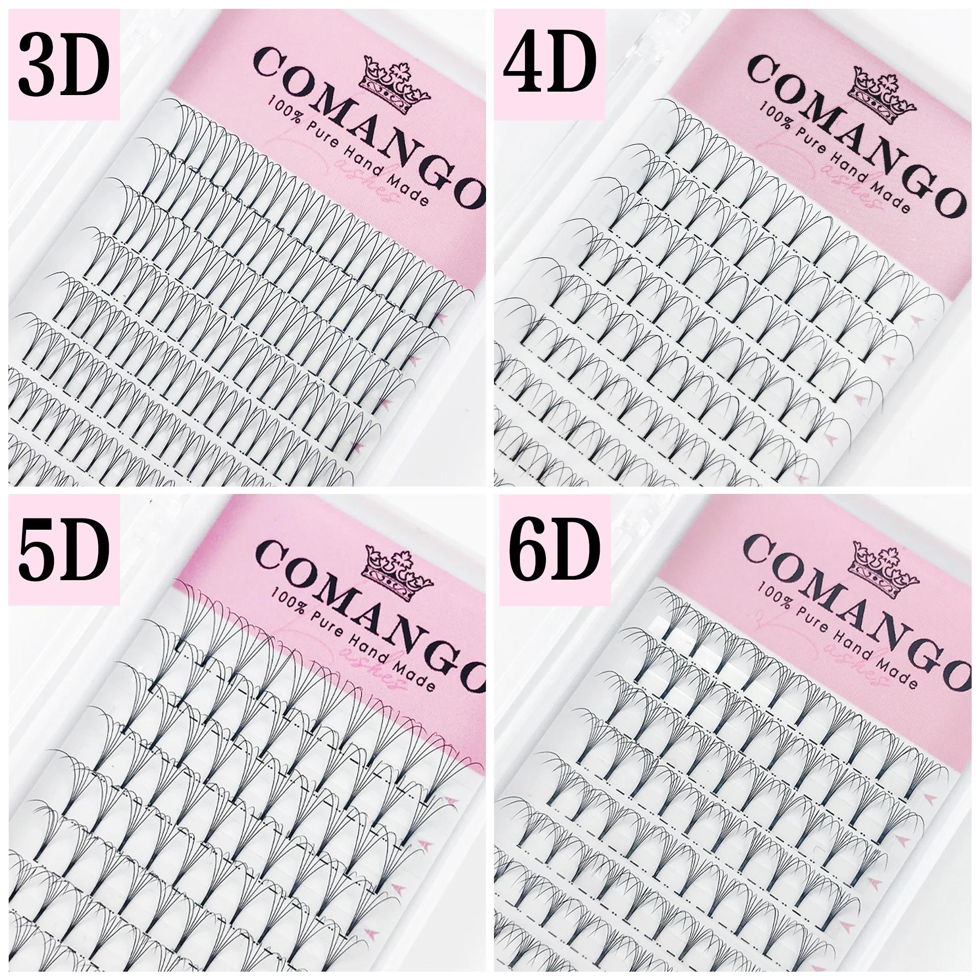 CoMango – ventilateurs préfabriqués à tige courte, plateau de Volume russe, fournitures d'extensions