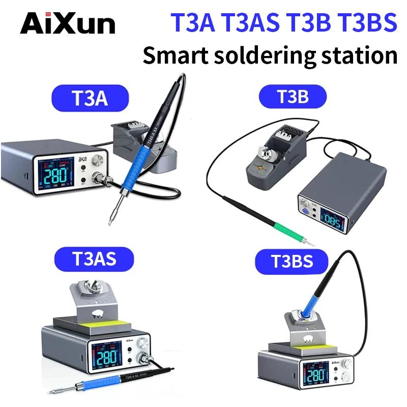 AIXUN T3A T3B Station de soudage intelligente soudage T115/T210/T245 /T12 Station de reprise T3AS T3