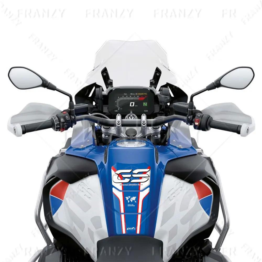 Autocollant de protection 3D pour réservoir de moto, Triple noir, 40 ans, pour R1200GS ADV R1250GS R