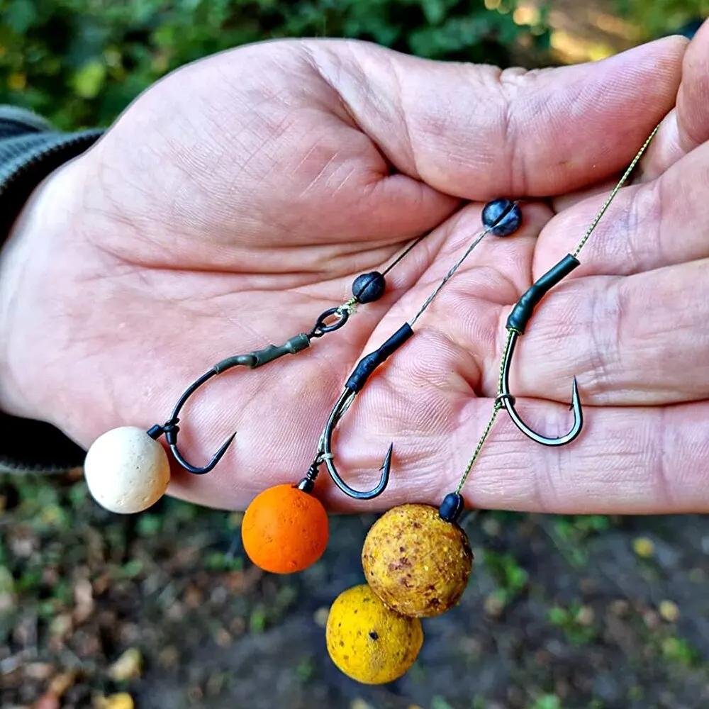 Tube en Silicone pour la pêche à la carpe, pour hameçons et plates-formes, système de sécurité avec