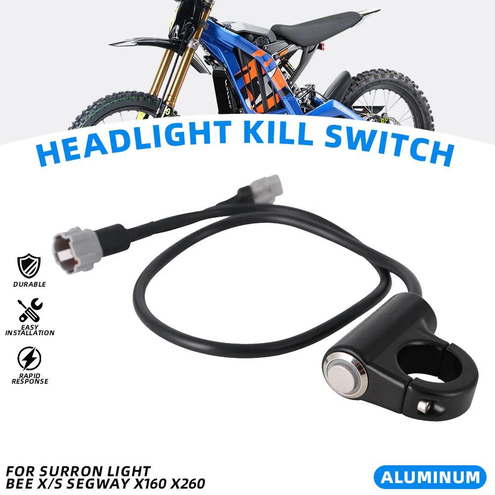 Interrupteur de phare de moto Plug and Play, pour Segway sur-ron Surron X160 X260 Light Bee S X, vél