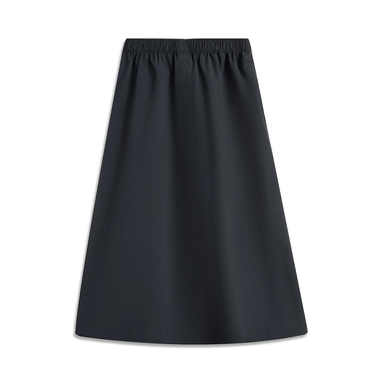 Li-ning – robe de Style sport pour femmes, coupe ample, respirant, doublure réglable, jupe longue à 