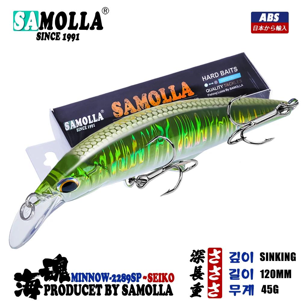Nouveau Leurre de pêche méné coulant 45g 120mm appâts de basse bar brochet Isca accessoires de Pesca