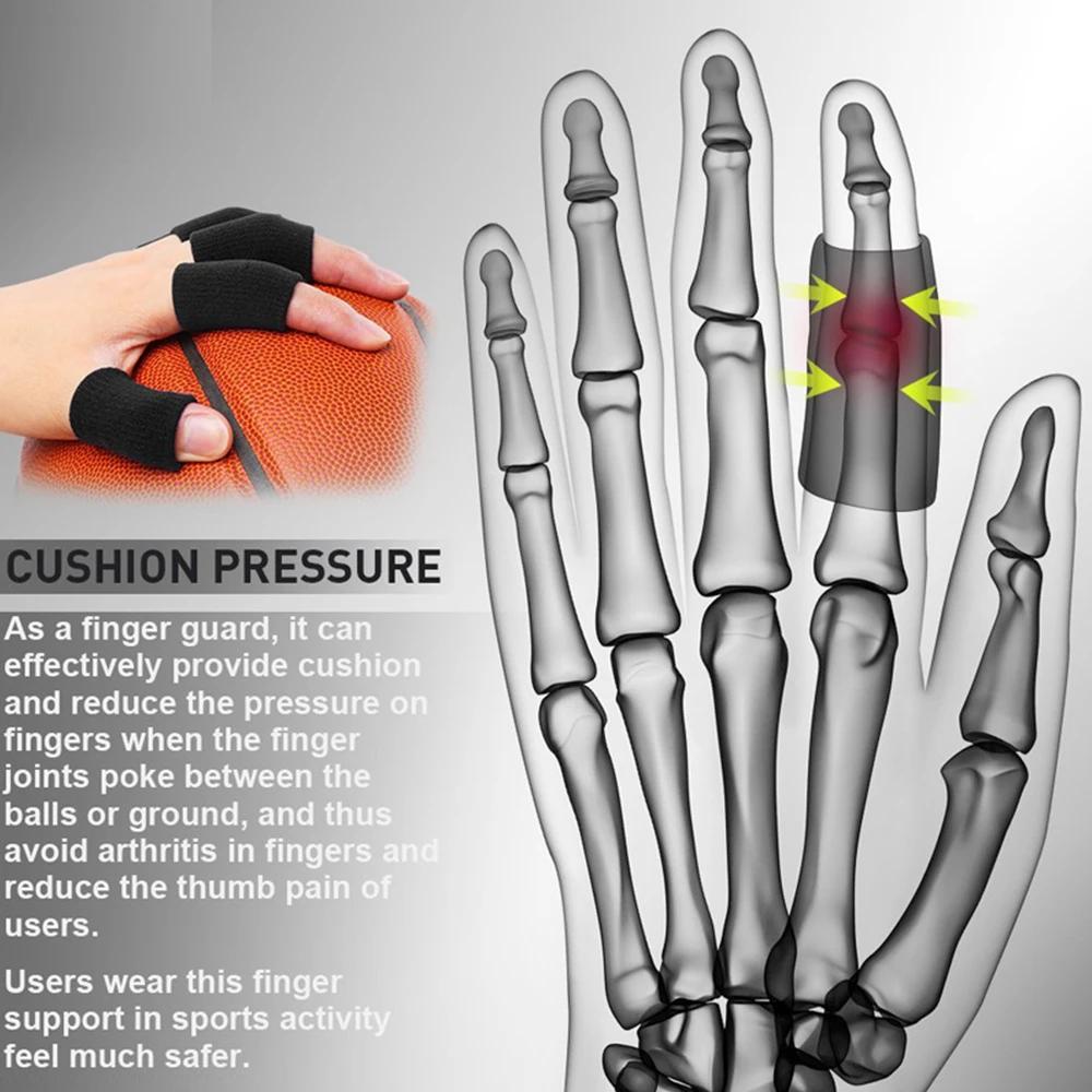 BraceTop-Protège-doigts de sport extensibles, protection des doigts, soutien arthritique, basket-bal