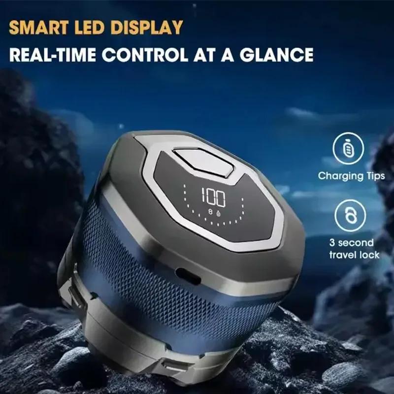 6 tête Portable étanche Rechargeable machine à raser feuille tête chauve rasoir barbier électrique r