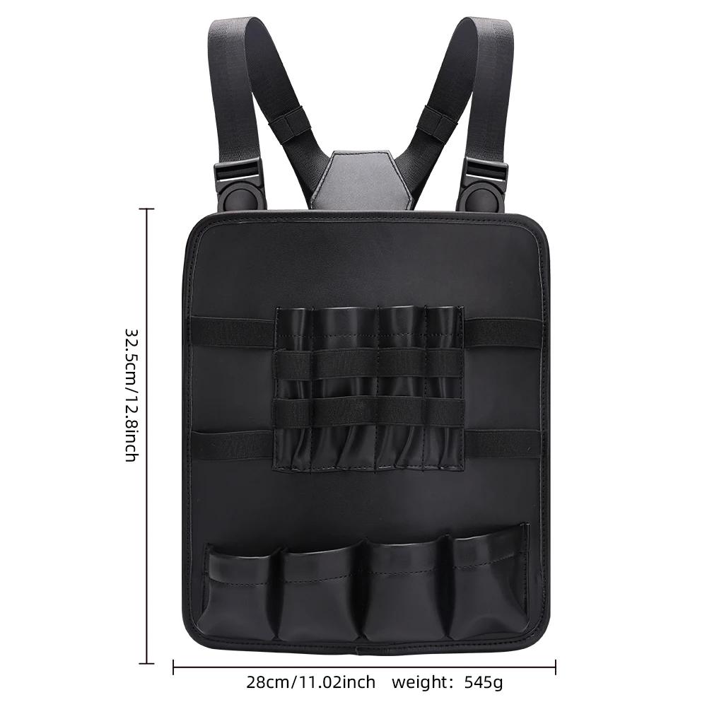 Sacs de poitrine en cuir pour barbier, nouveau Type élégant, rangement d'outils de coupe de cheveux,