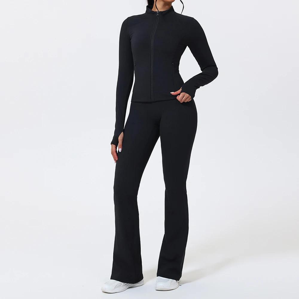 2 pièces costume de Yoga ensemble de sport vêtements de Yoga ensemble de gymnastique femmes survêtem