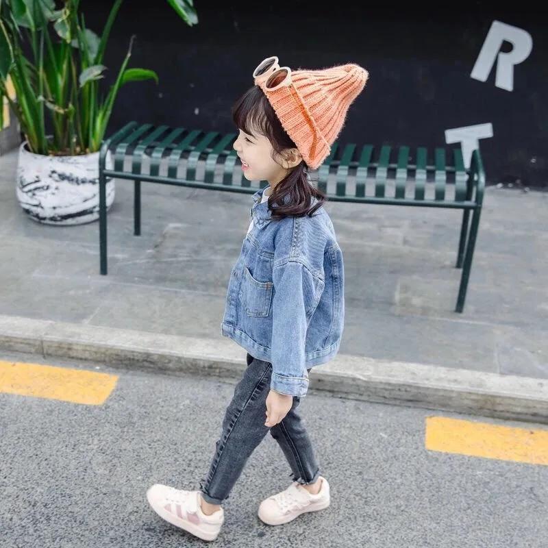 Bébé filles Denim veste printemps automne enfants Jean manteau pour filles douce petite princesse vê