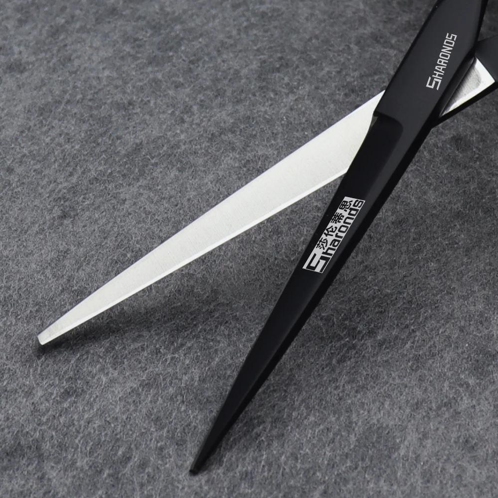 SHARONDS ciseaux professionnels de coiffure 440C barbier en acier japonais tondeuses spécialisées co