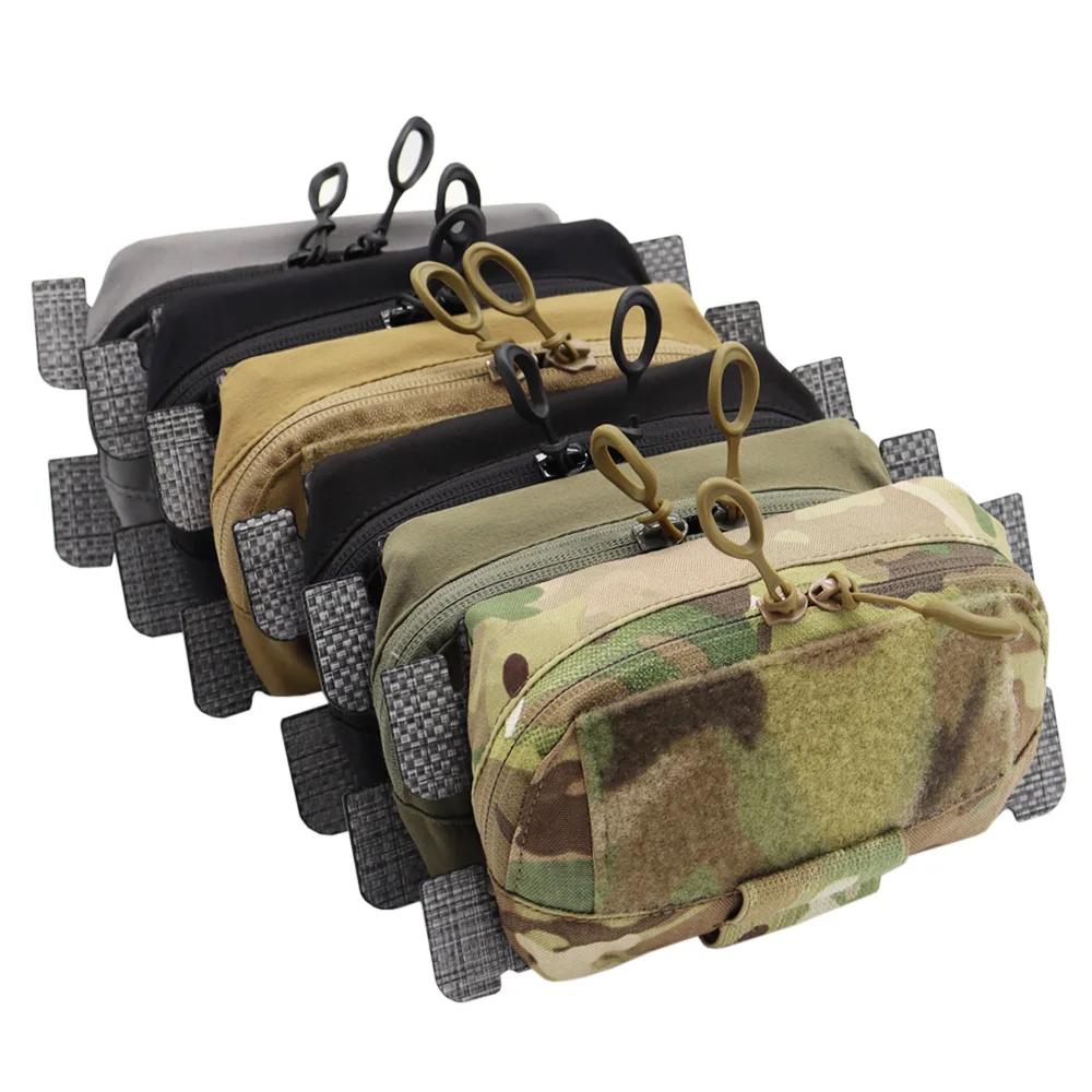 VULPO – gilet tactique FCPC MOLLE, pochette pour panneau d'administration, sous-sac d'extension de p