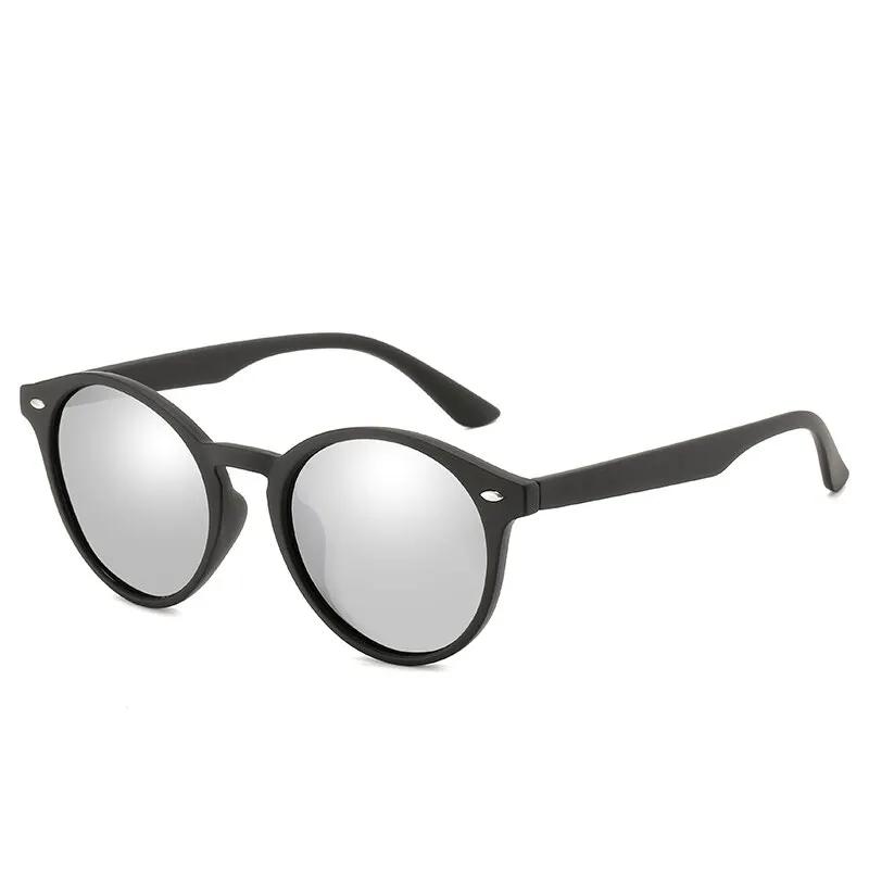 Lunettes de soleil rondes tendance pour femmes et hommes, style classique vintage, pour la conduite 