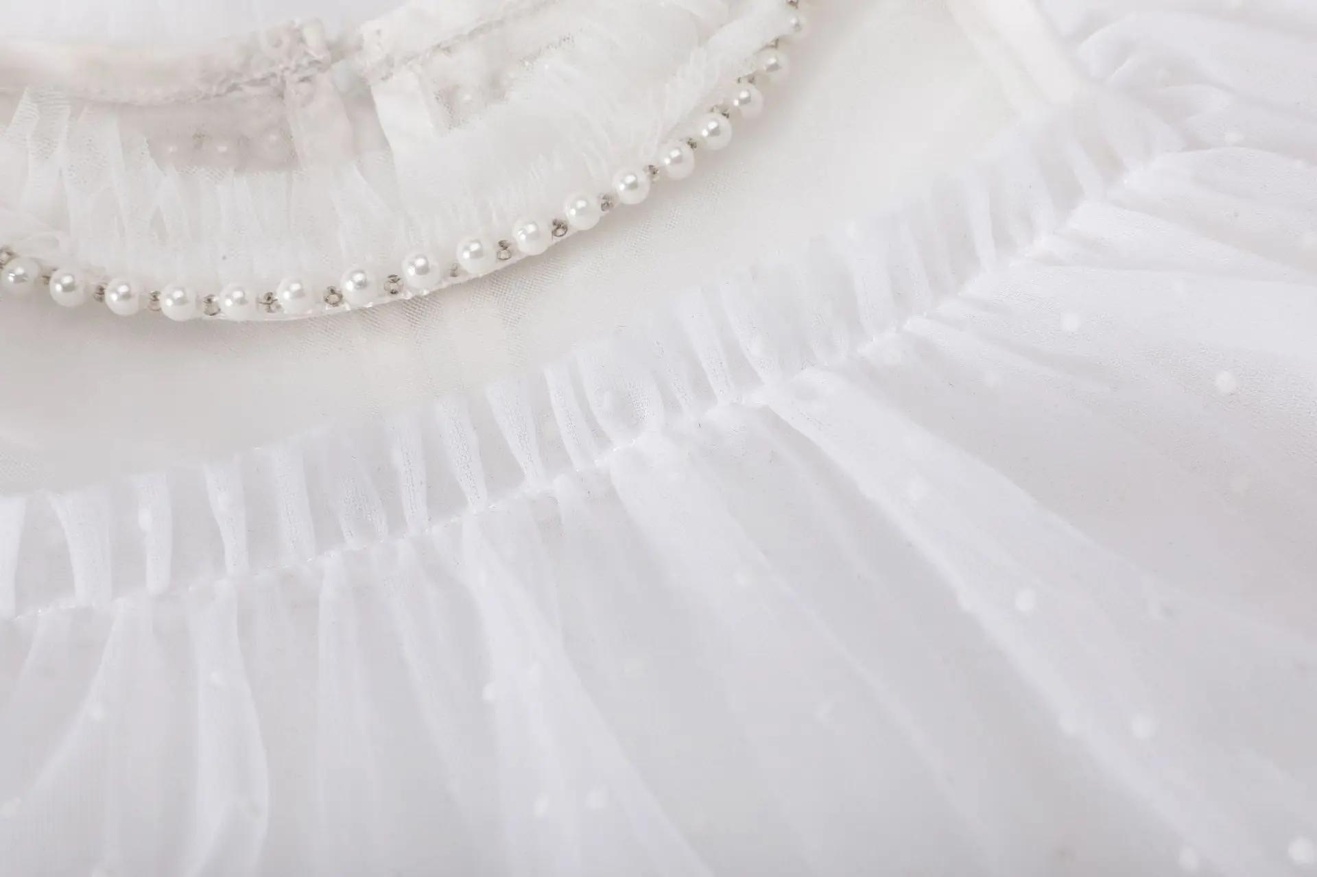 Robe de princesse pour filles de 3 4 5 6 7 ans, col rond, manches longues, robe de soirée pour bébé 