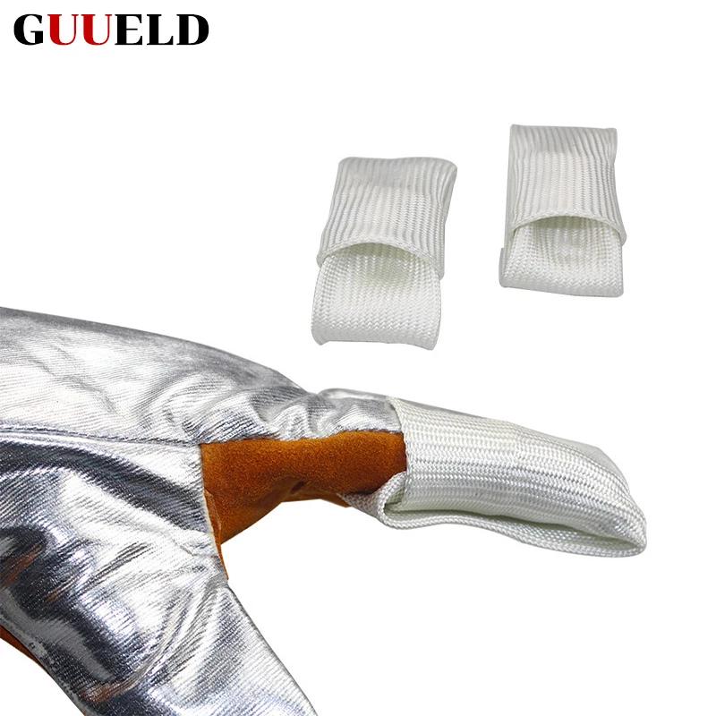 Gants de soudage tig au doigt, gants de protection thermique pour le soudage tig, gants de soudage, 