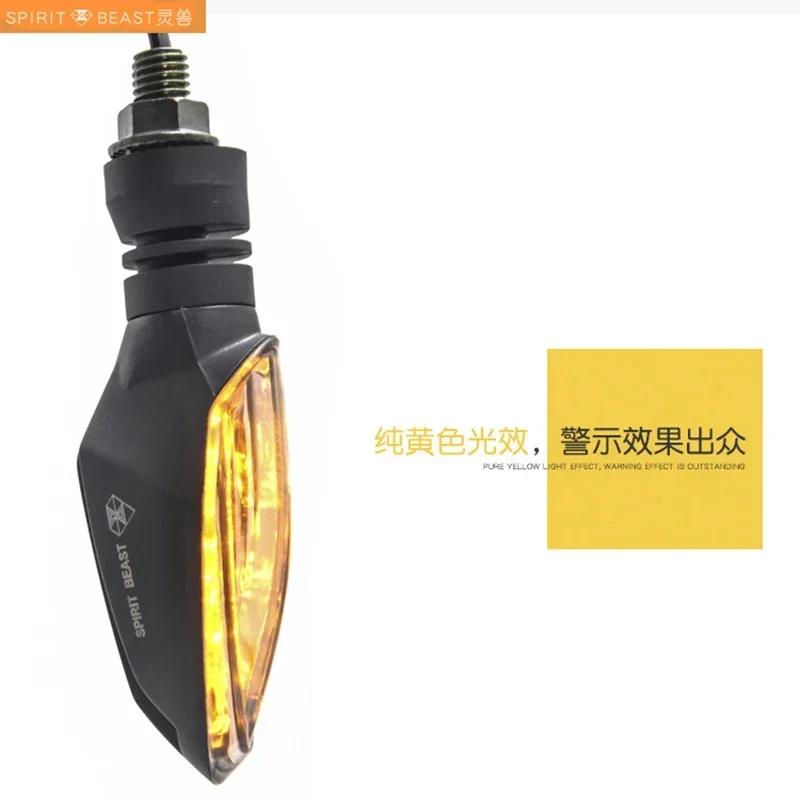 Clignotants LED universels pour motos, 12V, pour Honda CB650 CB500 NC750 CB400SF CB1300 vt750, acces