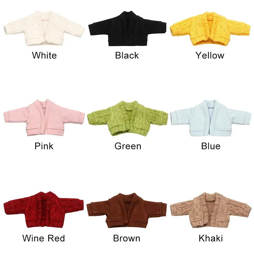 Pull et cardigans en beurre pour enfants, robe décontractée, vêtements pour poupées OB11, accessoire