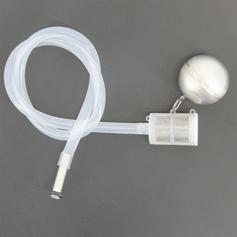 Tube de remplissage flottant pour fût de bière avec filtre 80 mailles, compatible avec les fûts de b