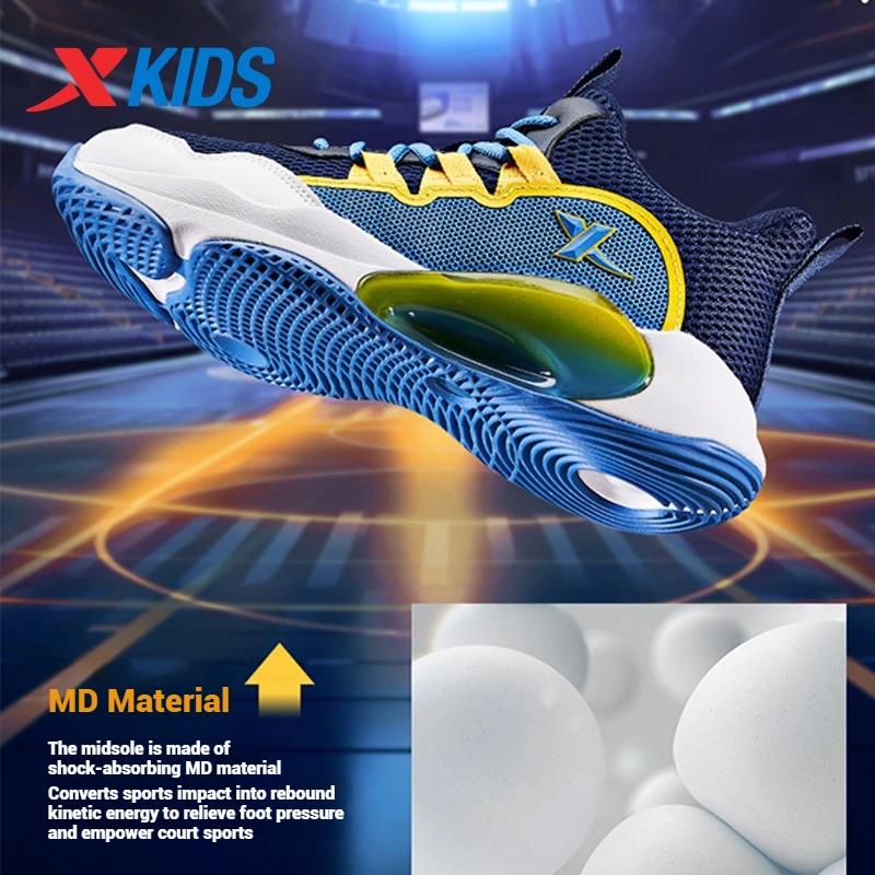 Xtep – chaussures de basket-ball pour adolescents, baskets confortables unisexes, antidérapantes, ré