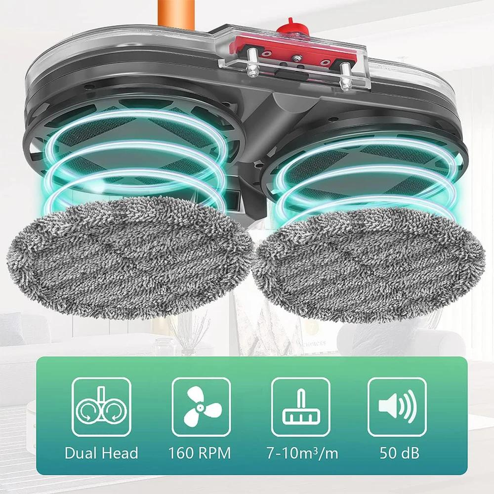 Brosse à tête de vadrouille électrique avec réservoir d'eau pour aspirateur Dyson V7 V8 V10 V11, acc