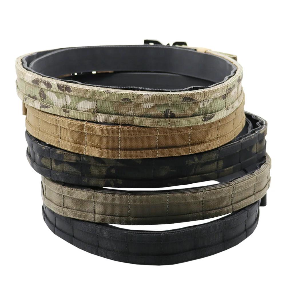Ronin Style 1.5 pouces ceinture tactique à dégagement rapide boucle en métal chasse Molle ceinture d