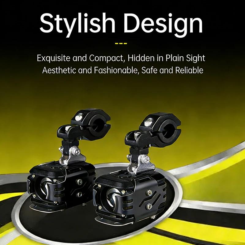 Commutateur sans fil J01/J03, projecteur auxiliaire avant de moto, 7200 lumens, perles LED pour véhi