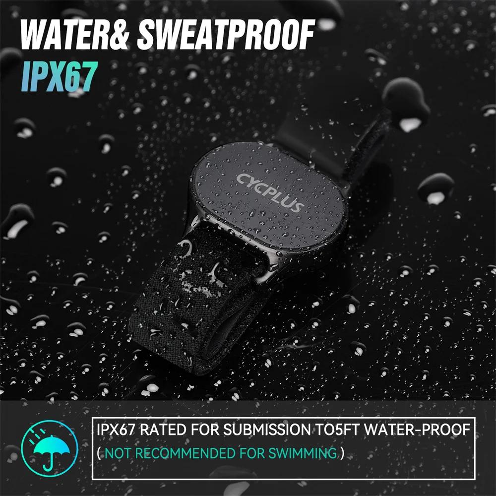 CYCPLUS capteur de fréquence cardiaque brassard ceinture de poignet Bluetooth ANT + moniteur de Fitn