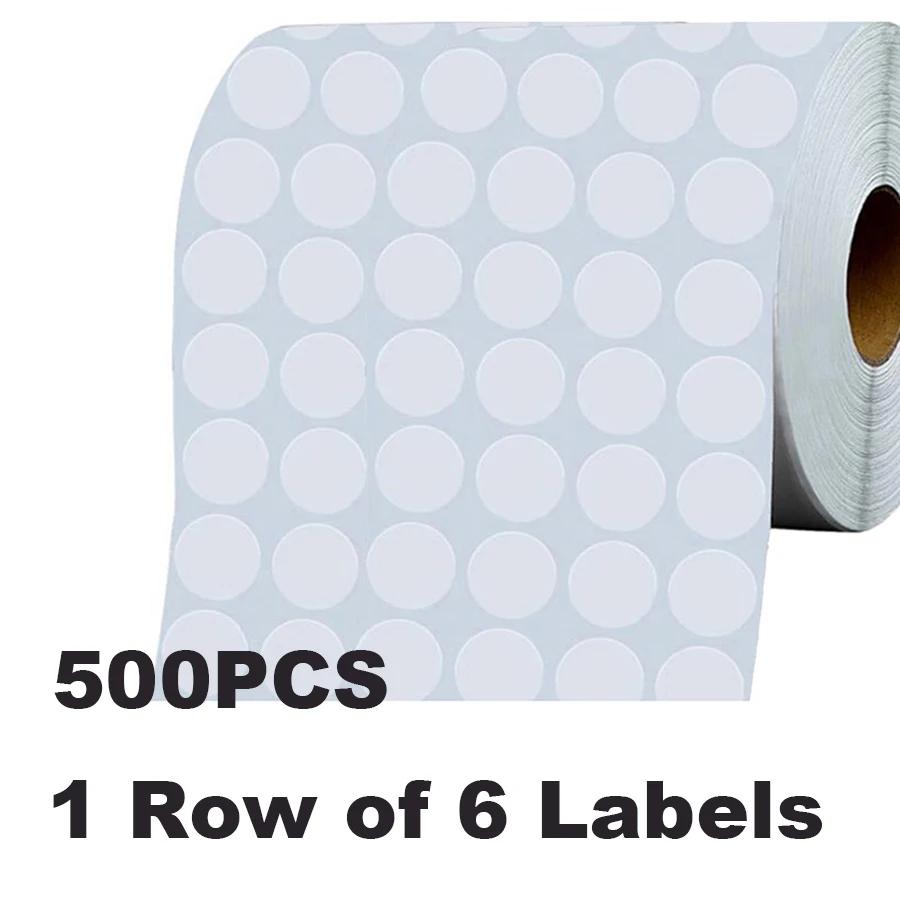 Étiquettes autocollantes rondes pour outils de peinture diamant, 500 grilles, boîte de rangement pou