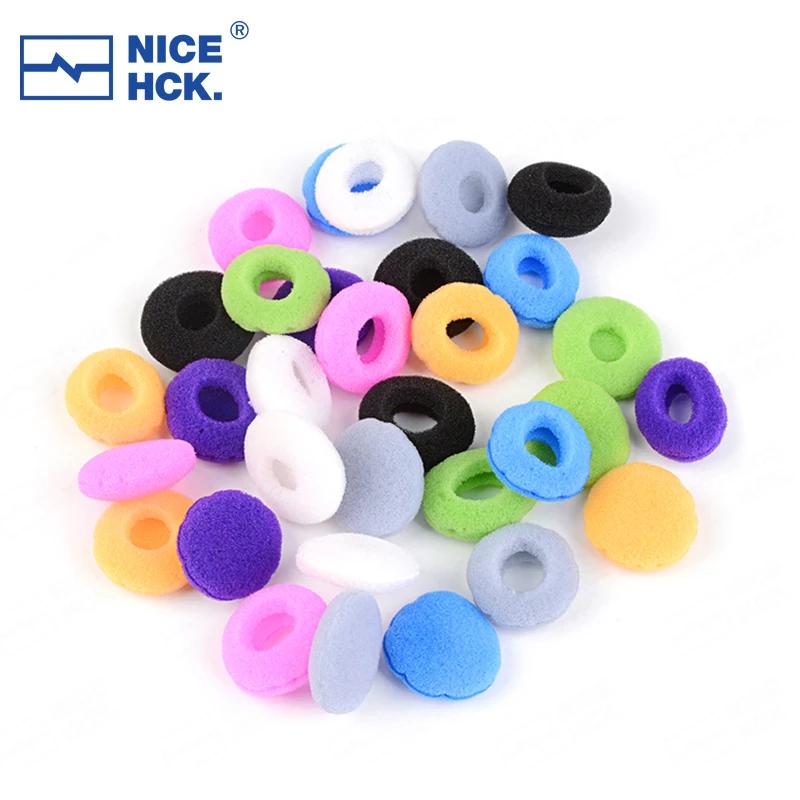 NICEHCK 12/24 paires écouteurs dédiés haute mousse élastique écouteurs couvre beignet et plein couss