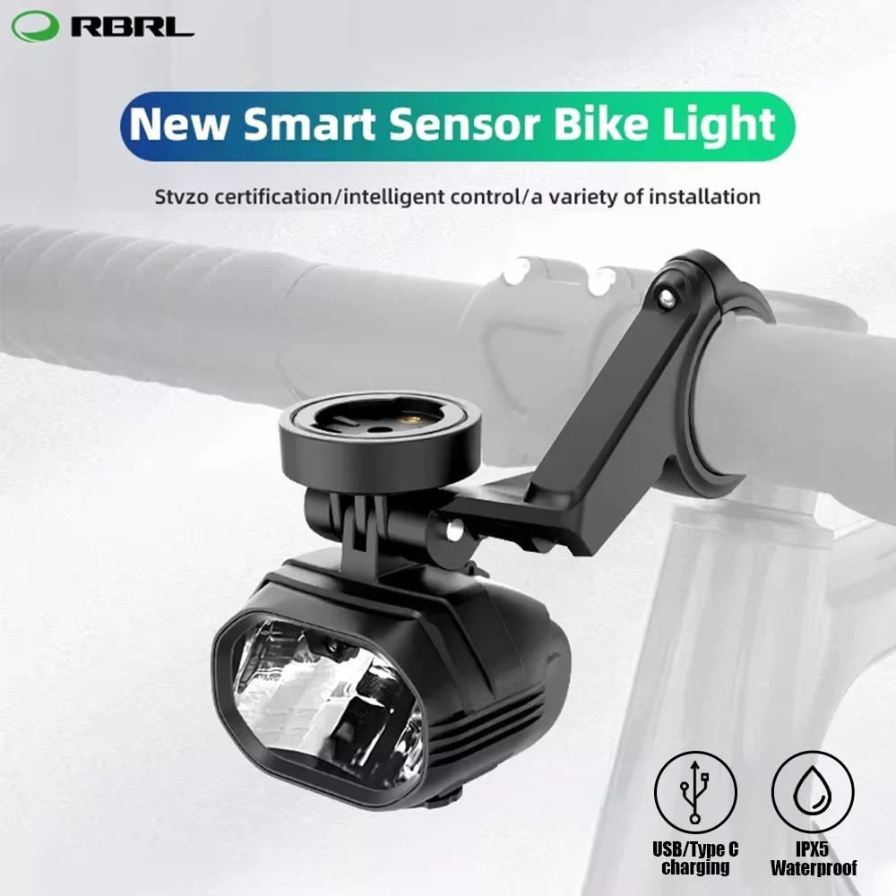 RBRL-Lampe de poche à induction intelligente anti-absorbe ouissement pour vélo, lampe de sauna pour 