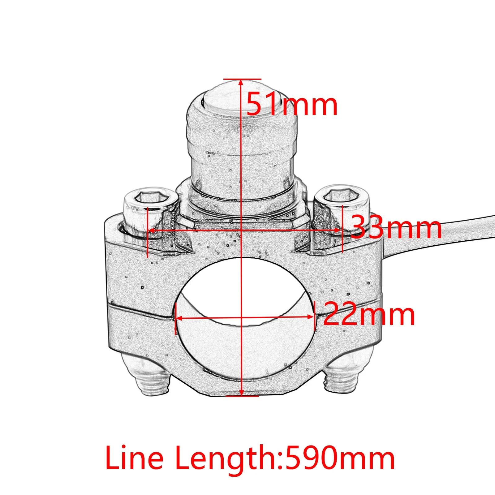 Interrupteur marche/arrêt de démarrage/arrêt en aluminium CNC pour moto, accessoire universel pour K