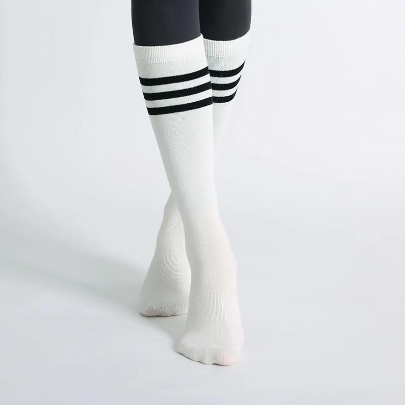 Chaussettes yoga anti-dérapantes femmes - Coton sport respirant fitness pilates danse automne hiver