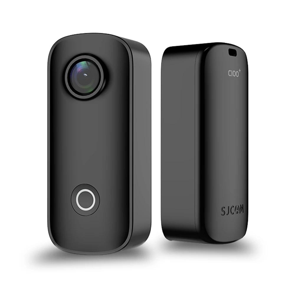 SJCAM C100 Plus caméra d'action 4K 30M étanche 2.4G WiFi Action Sport caméra d'action EIS vélo Sport