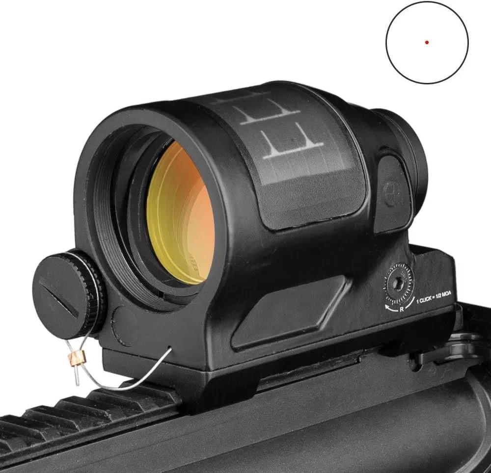 Lunette de visée à point rouge avec monture QD, système d'alimentation solaire, lunette de visée opt