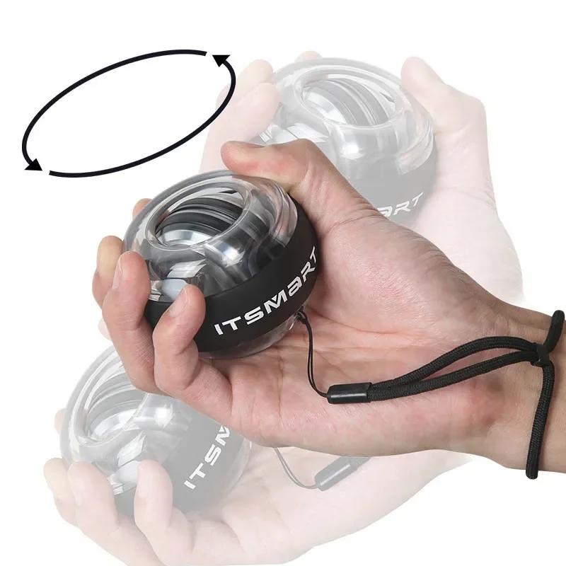 Centrifugeuse de boule de poignet à LED, gyroscope, presse-poignet, plage de démarrage automatique, 