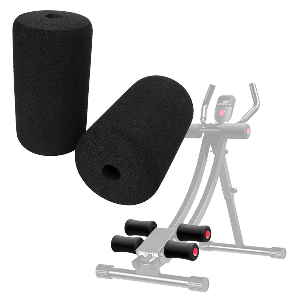 Coussinets de mousse pour pieds, 2 pièces, rouleaux de mousse noirs de remplacement pour Extension d