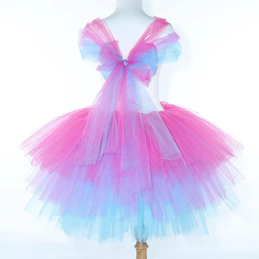 Gabby Costume de maison de poupée pour filles dessin animé gâteau chat Tutu robe de princesse 3 couc