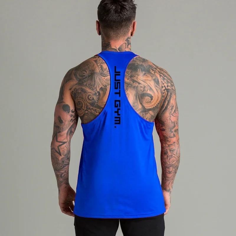 T-shirt de sport en coton pour homme, haut de musculation, respirant, rayé, levage, basket-ball, pré