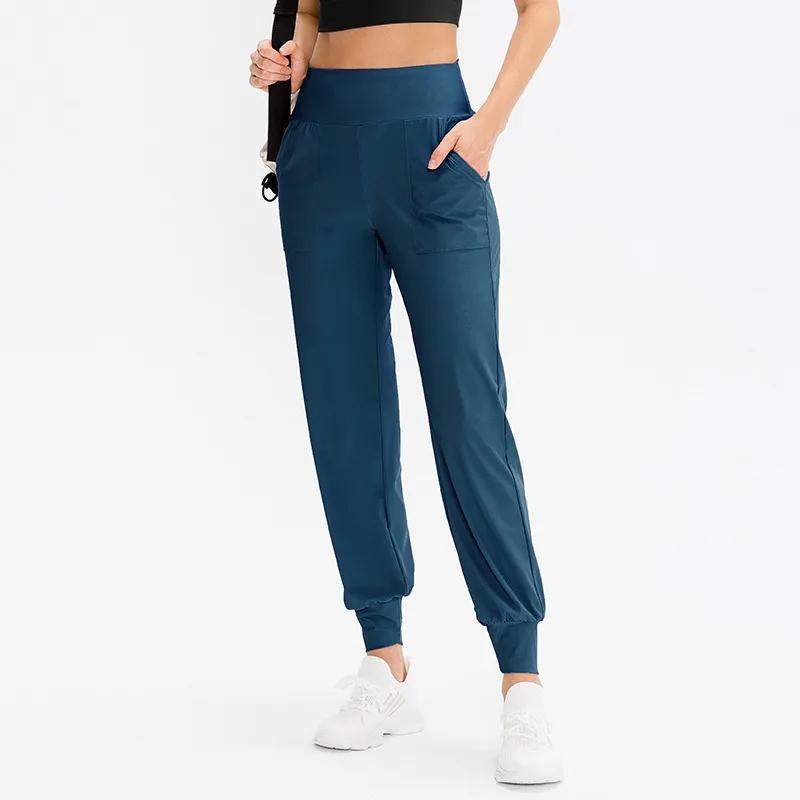 Pantalon de jogging ample pour femme, séchage rapide, avec poches, idéal pour le yoga, la course et 