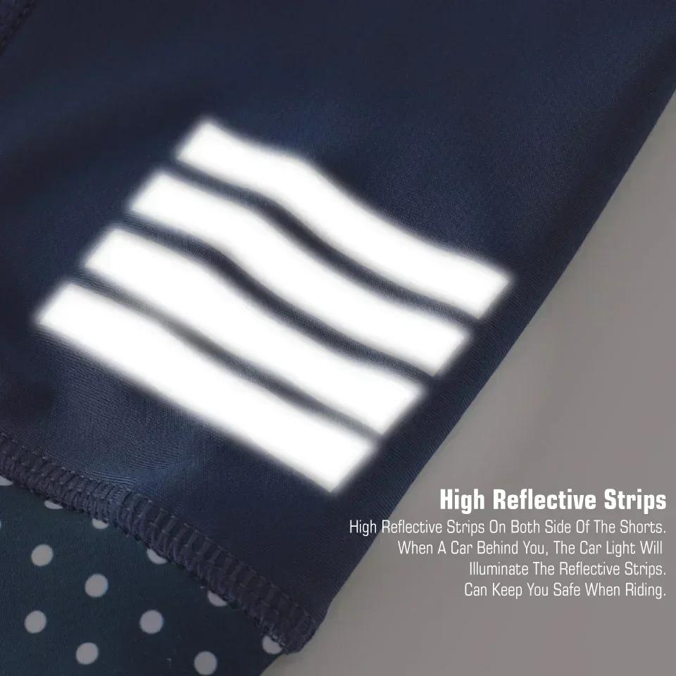 KEMALOCE hommes cyclisme cuissard solide bleu et noir 5D Gel Pad VTT Shorts haut de gamme en plein a