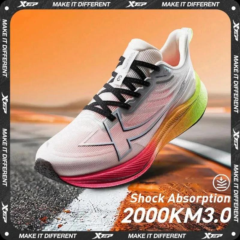 Xtep 2000km 3.0 chaussures de course pour hommes 2025 printemps baskets amorti entraînement Jogging 