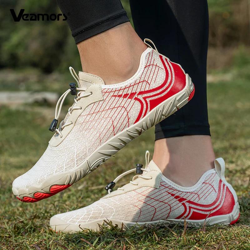 Chaussures de pataugeoire de plage pieds nus, chaussures de sport aquatiques respirantes à séchage r