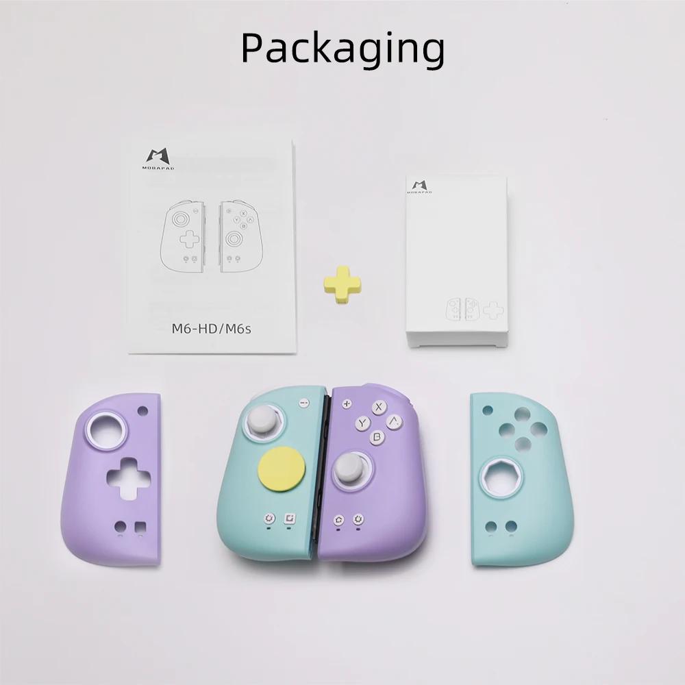 MOBAPAD M6s Gemini contrôleur de jeu sans fil Bluetooth avec manette de détection pour Nintendo Swit
